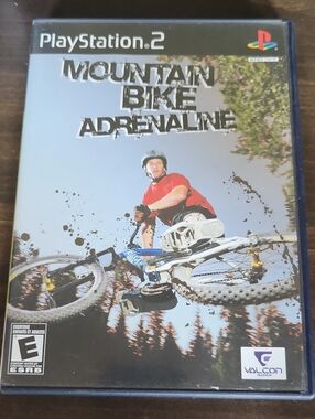 Sony PS2 Mountain Bike Adrenaline - Blue Bike, Red Jersey